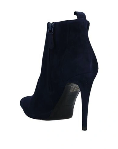 Shop Balenciaga Ankle Boots In Dark Blue