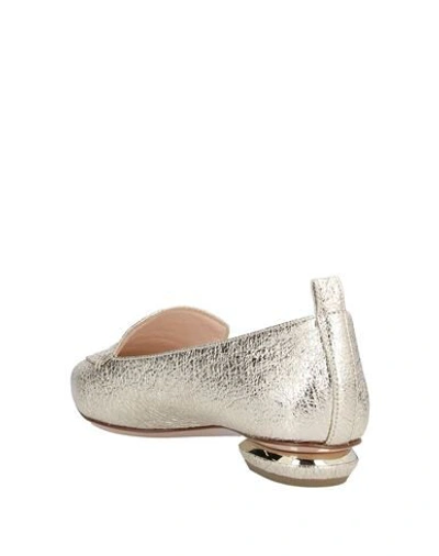 Shop Nicholas Kirkwood Loafers In Platinum