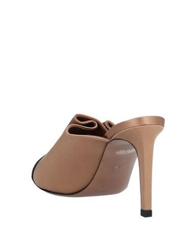Shop L'autre Chose L' Autre Chose Woman Sandals Camel Size 8 Textile Fibers In Beige