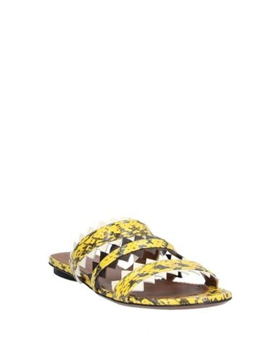 L'autre Chose Sandals In Yellow