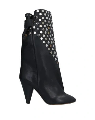Shop Isabel Marant Woman Knee Boots Black Size 6 Calfskin