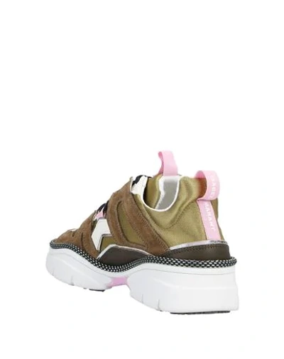 Shop Isabel Marant Sneakers In Military Green