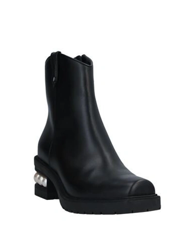 Shop Nicholas Kirkwood Woman Ankle Boots Black Size 10.5 Soft Leather