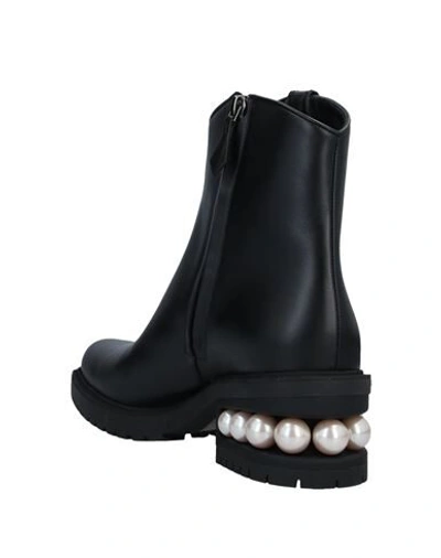 Shop Nicholas Kirkwood Woman Ankle Boots Black Size 10.5 Soft Leather