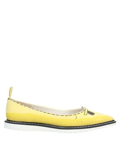 Shop Marc Jacobs Ballet Flats In Yellow