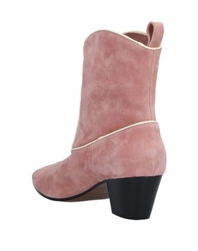 Shop L'autre Chose Ankle Boots In Pastel Pink