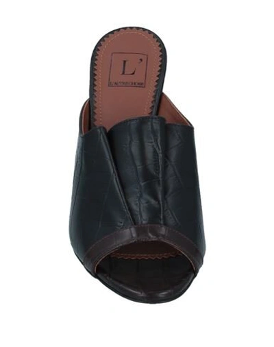 Shop L'autre Chose L' Autre Chose Woman Sandals Black Size 8 Soft Leather