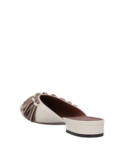 L'autre Chose L' Autre Chose Woman Mules & Clogs Ivory Size 7 Leather In White