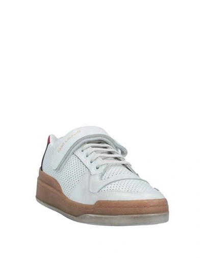 Shop Saint Laurent Sneakers In White