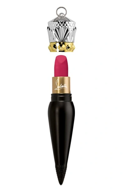 Shop Christian Louboutin Rouge Louboutin Velvet Matte Lip Colour In Goyetta