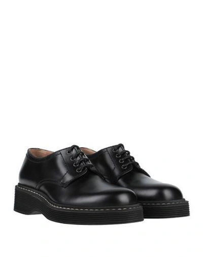 Shop Marni Laced Shoes In Black