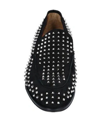 Shop Giuseppe Zanotti Man Loafers Black Size 6 Soft Leather