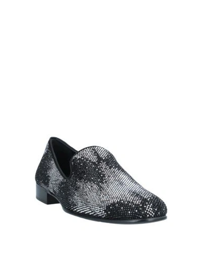 Giuseppe Zanotti Men's Camoscio Swarovski Crystal Suede Loafers In Black