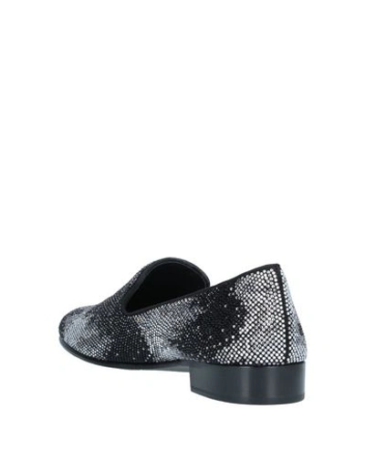 Giuseppe Zanotti Men's Camoscio Swarovski Crystal Suede Loafers In Black