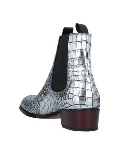 Shop Giuseppe Zanotti Ankle Boots In Silver