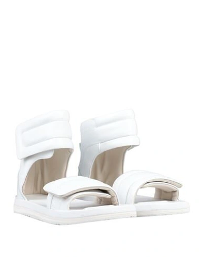 Shop Maison Margiela Sandals In White