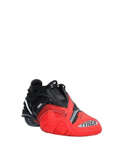 Shop Balenciaga Sneakers In Red