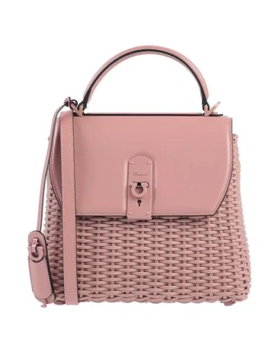 Shop Ferragamo Handbags In Pink