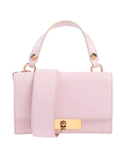 Shop Alexander Mcqueen Woman Handbag Light Pink Size - Soft Leather