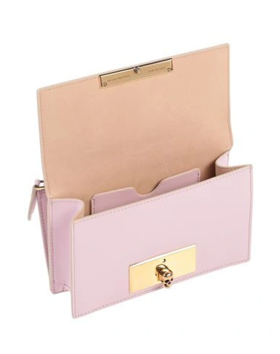 Shop Alexander Mcqueen Woman Handbag Light Pink Size - Soft Leather