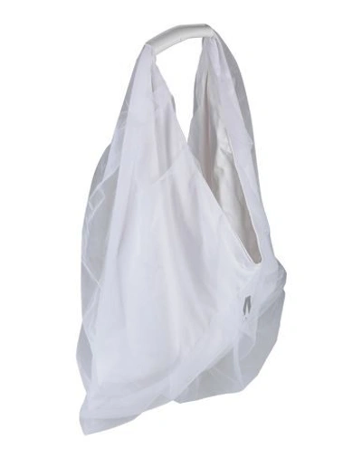 Shop Mm6 Maison Margiela Handbags In White