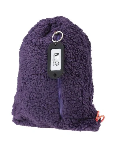 Shop Mm6 Maison Margiela Backpacks & Fanny Packs In Purple