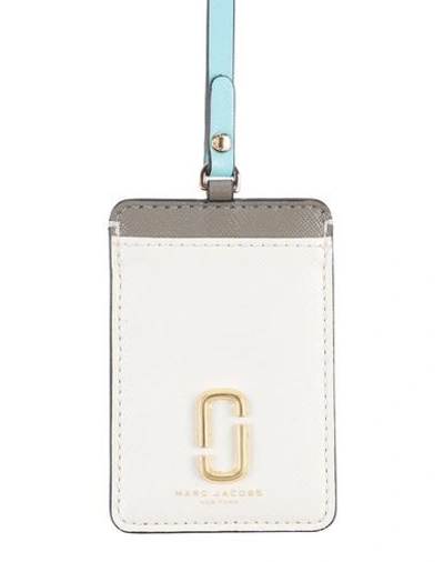 Shop Marc Jacobs Luggage Tags In Ivory