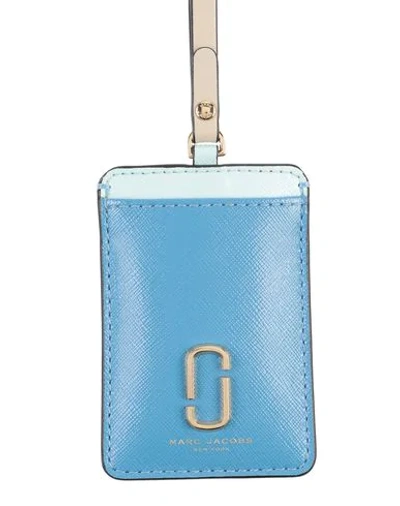 Shop Marc Jacobs Luggage Tags In Pastel Blue