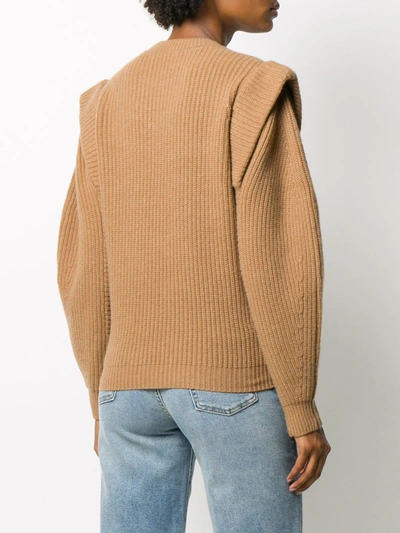 Shop Isabel Marant Sweaters In Marrone Chiaro