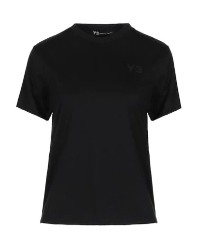 Shop Y-3 Woman T-shirt Black Size Xxs Cotton