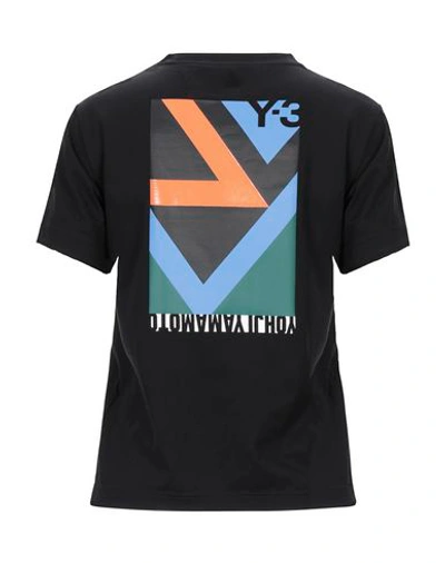 Shop Y-3 Woman T-shirt Black Size Xxs Cotton