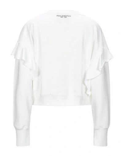 Shop Philosophy Di Lorenzo Serafini Sweatshirts In White
