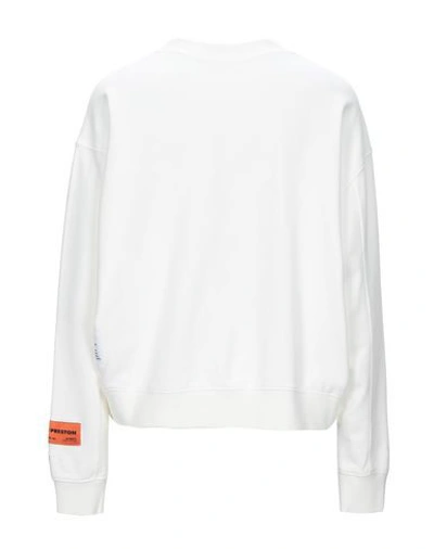 Shop Heron Preston Woman Sweatshirt White Size Xs Cotton