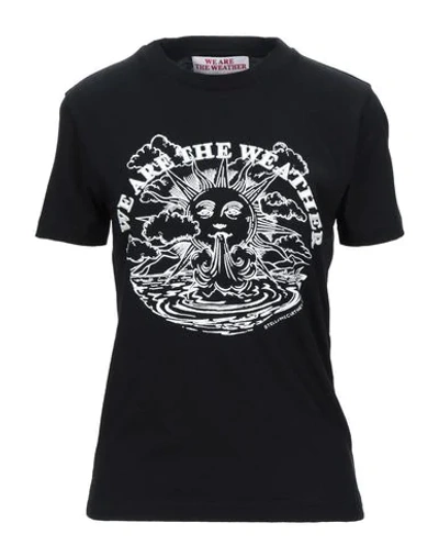 Shop Stella Mccartney Woman T-shirt Black Size 6-8 Cotton, Polyester