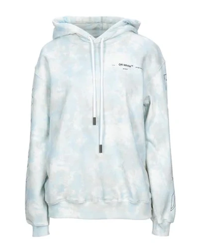 Shop Off-white &trade; Sweatshirts In Sky Blue
