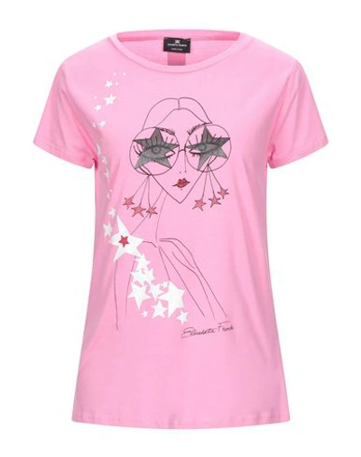 Elisabetta Franchi T-shirts In Pink