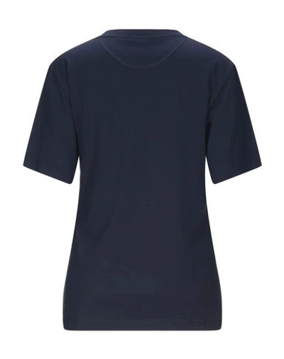 Shop Chloé Woman T-shirt Midnight Blue Size M Cotton
