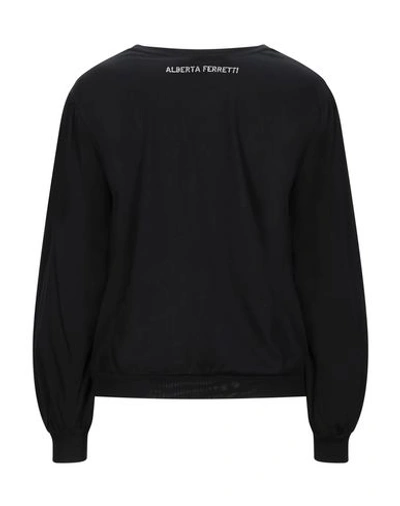 Alberta Ferretti T-shirts In Black