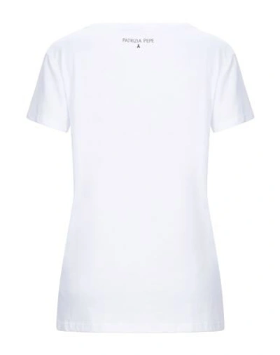 Shop Patrizia Pepe T-shirts In White