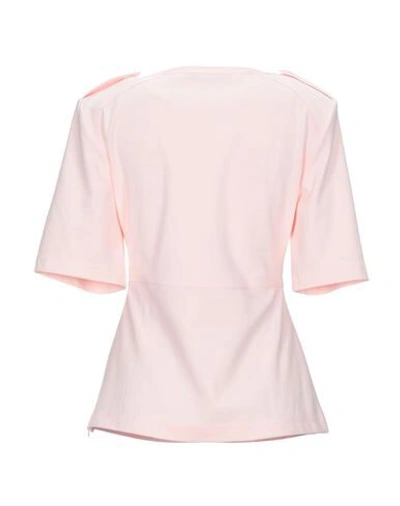 Shop Max Mara T-shirts In Light Pink