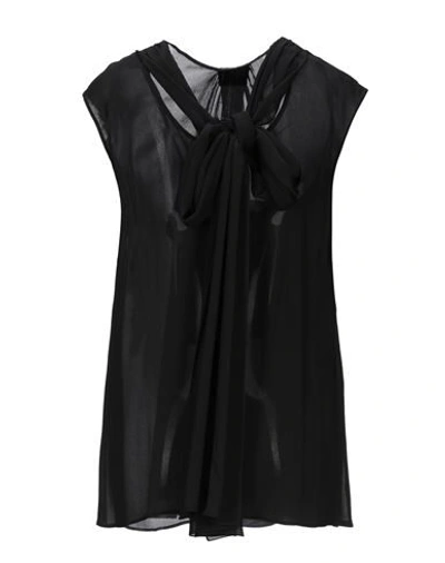 Shop Prada Woman Top Black Size 6 Silk