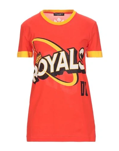 Dolce & Gabbana T-shirts In Red