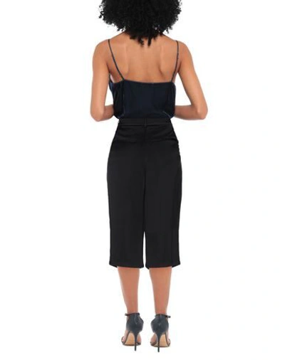 Shop Rochas Woman Cropped Pants Black Size 4 Cupro