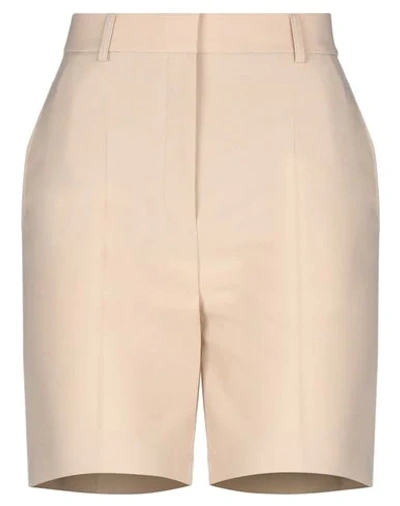 Shop Stella Mccartney Woman Shorts & Bermuda Shorts Sand Size 12-14 Wool In Beige