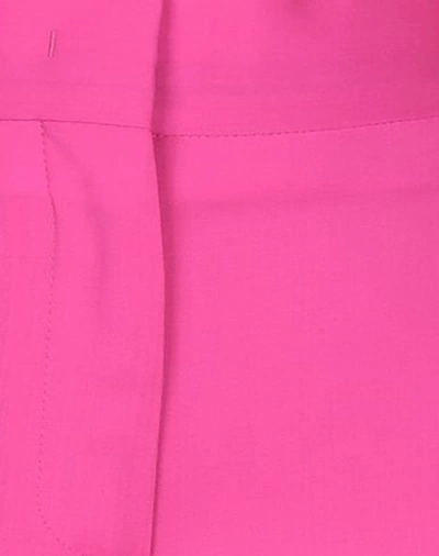 Shop Msgm Woman Pants Fuchsia Size 4 Virgin Wool In Pink