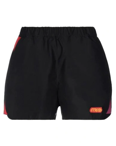 Shop Heron Preston Shorts & Bermuda In Black