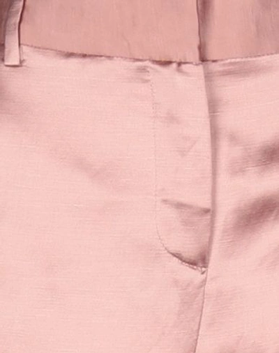 Shop L'autre Chose L' Autre Chose Woman Pants Pastel Pink Size 8 Linen, Viscose