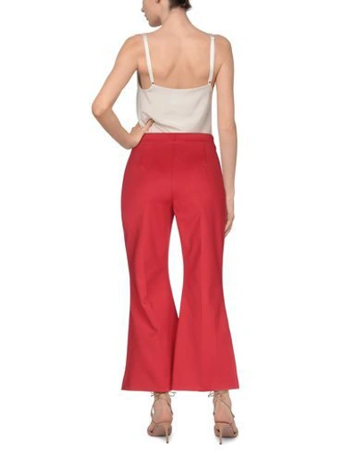 Shop Marco De Vincenzo Woman Pants Red Size 8 Polyester, Elastane, Polyamide