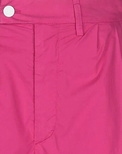 Shop Dondup Woman Shorts & Bermuda Shorts Fuchsia Size 6 Cotton, Elastane In Pink