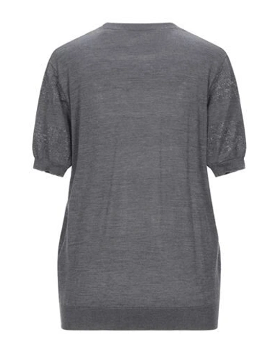 Shop Dsquared2 Woman Sweater Grey Size Xs Virgin Wool, Polyester, Polyamide